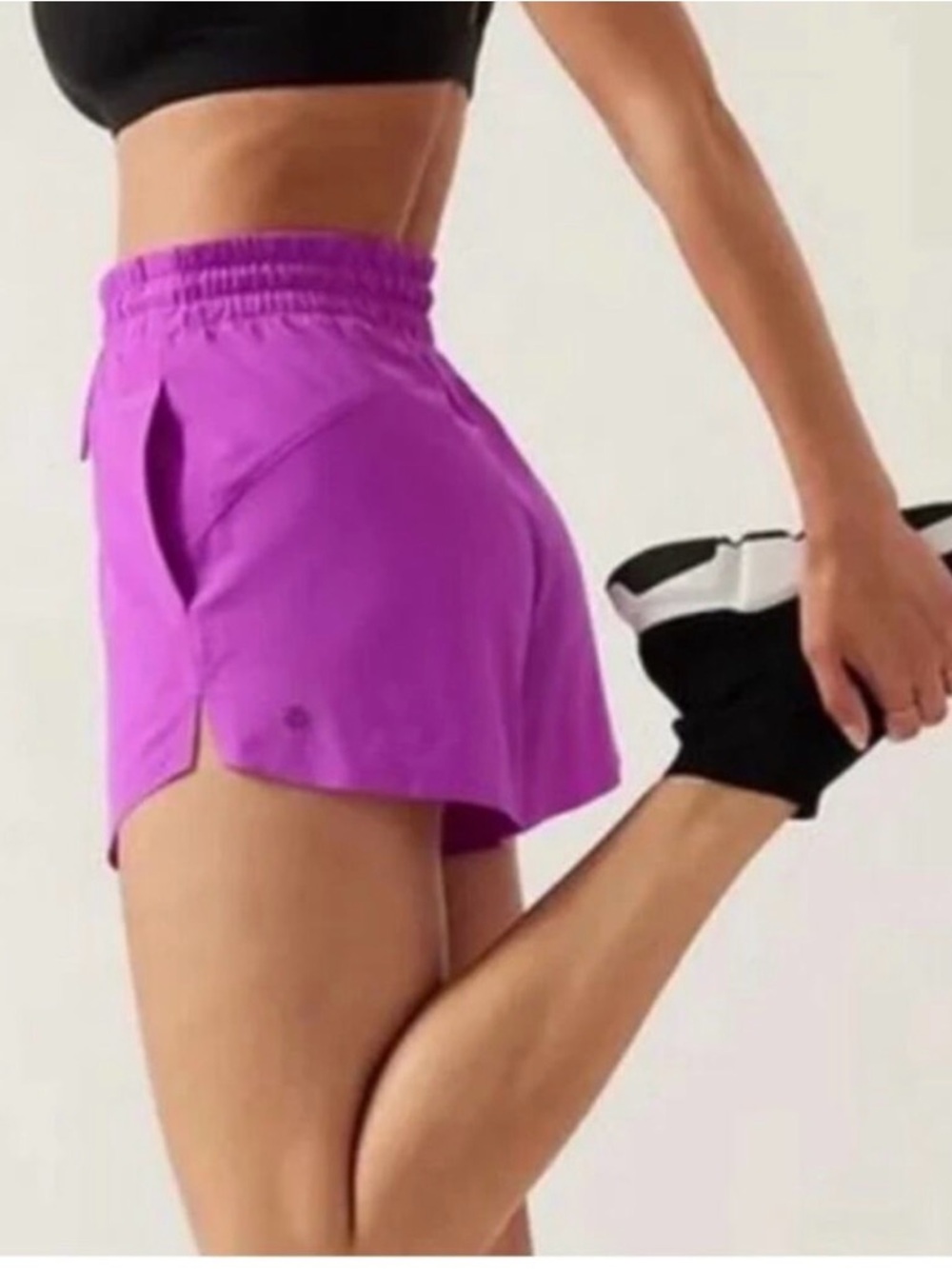 Athleta Crossroads Vibrant Purple Shorts - Picture 2 of 6